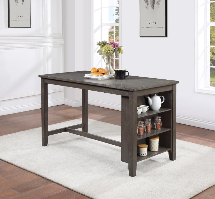 D176-5PC	GRAY PUB TABLE & 4 STOOLS