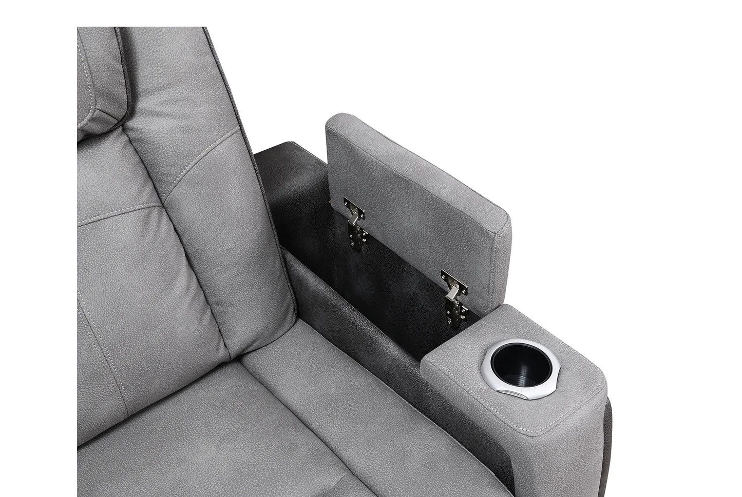 Luxury Arcadia Gray 3piece Sofa + Loveseat Set+ Chair