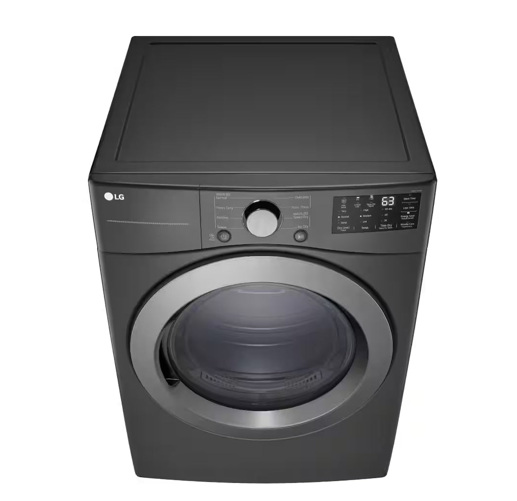 LG
5.0 cu. ft. Stackable Front Load Washer with 6 Motion Cleaning Technology and 
7.4 cu. ft. Vented Stackable Electric Dryer with Sensor Dry Technology on silver color