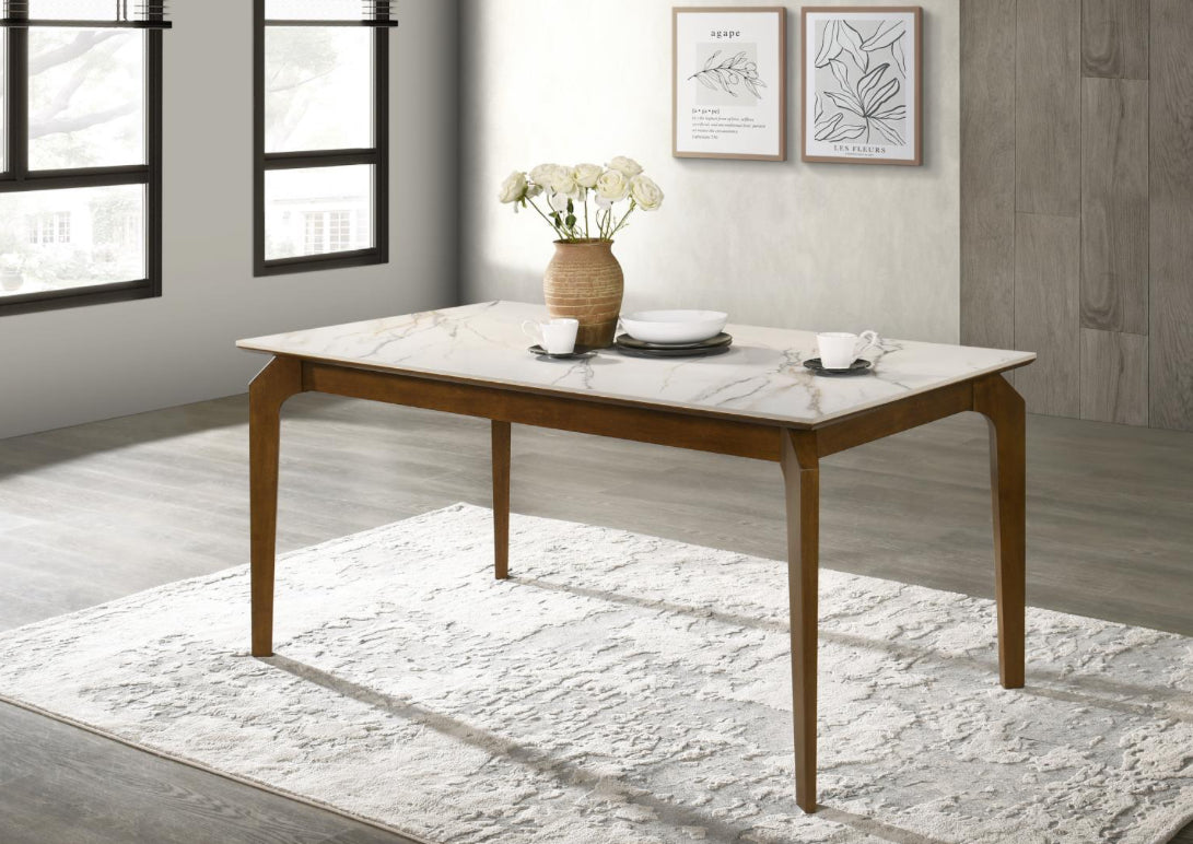 D124-5PC DINING TABLE & 4 SIDE CHAIRS