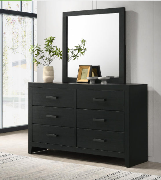 B525 QUEEN BED FRAME - DRESSER - MIRROR - NIGHTSTAND- CHEST