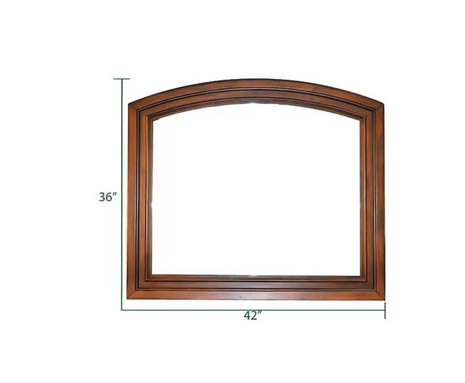 B420 - CARSON BROWN 4 PC ( King Bed, Dresser, Mirror, Nightstand )