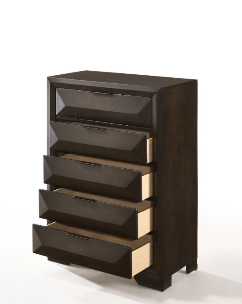 Mabel B175 5 Piece Set Includes: King Bed, Dresser, Mirror, Nightstand, Chest