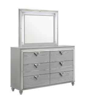 VERONICA BED     Includes: One (1) queen bed, one (1) nightstand, one (1) dresser, one (1) dresser mirror,