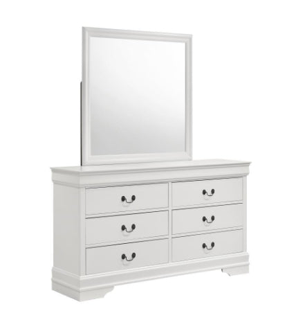 LOUIS PHILIPPE BEDROOM (WHITE)G202443 QUEEN