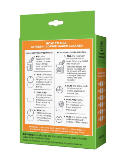 Coffee maker cleaner