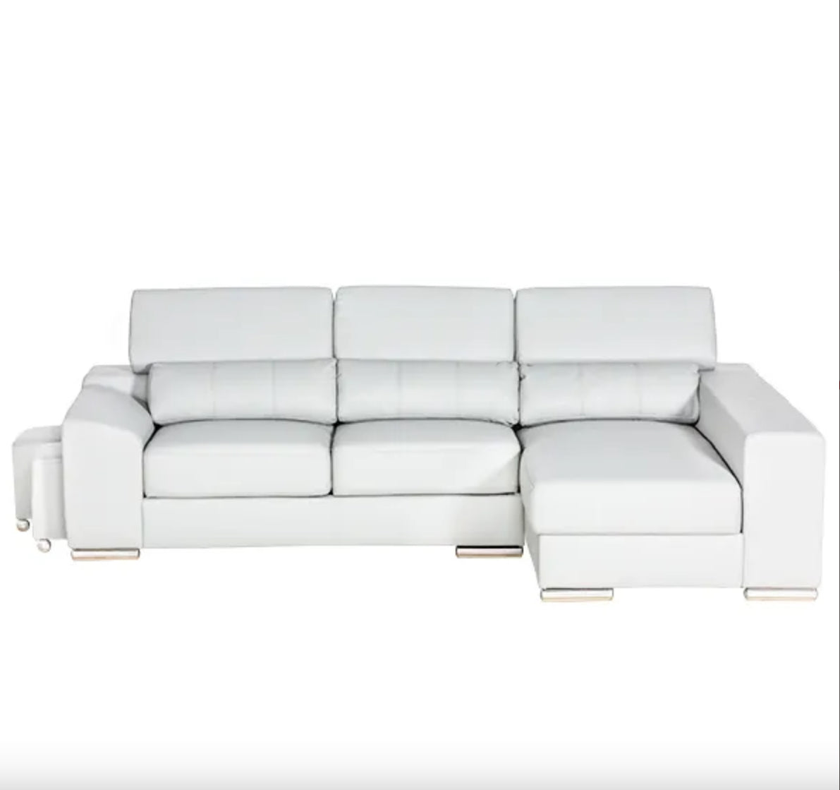 London Sectional RIGHT white