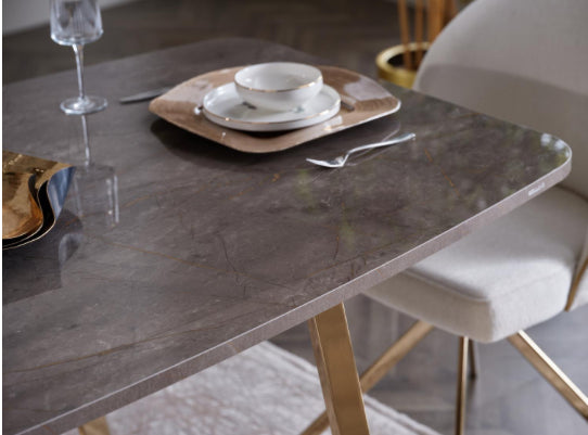 VERONICA DINING TABLE w/ 6 chairs